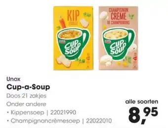 HANOS Unox Cup a Soup aanbieding