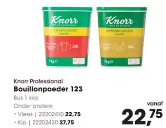 HANOS Bouillonpoeder 123 aanbieding