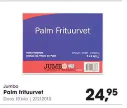 HANOS Jumbo Palm Frituurvet aanbieding