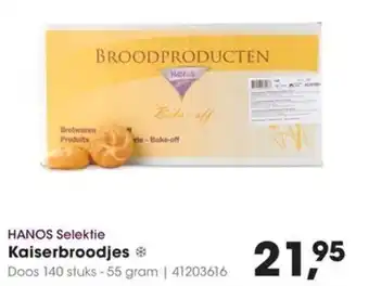 HANOS Kaiserbroodjes aanbieding