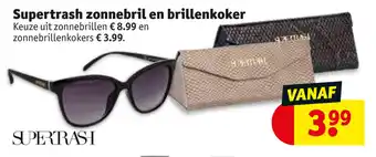 Kruidvat Supertrash zonnebril en brillenkoker aanbieding
