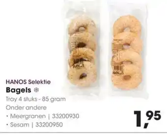 HANOS Bagels aanbieding