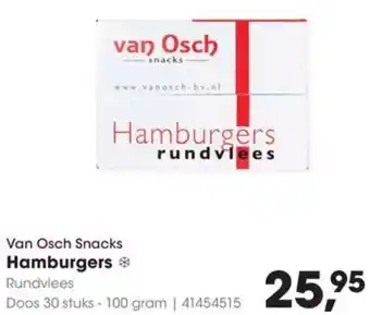 HANOS Hamburgers aanbieding