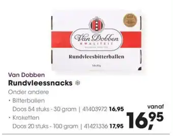 HANOS Rundvleessnacks aanbieding