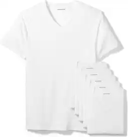 Amazon Amazon Essentials 6-pack V-neck Undershirts heren Shirt (6-Pack) aanbieding