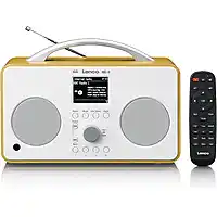 MediaMarkt LENCO PIR-645WH Internet / DAB+ FM Radio met Bluetooth Hout aanbieding