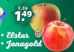 Sahan Supermarkten Elstar Jonagold aanbieding