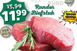 Sahan Supermarkten Runder Biefstuk aanbieding