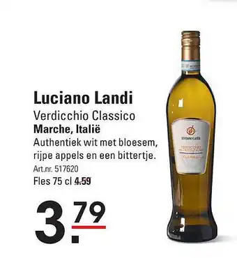 Sligro Luciano Landi 75cl aanbieding