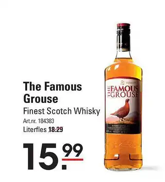 Sligro The Famous Grouse aanbieding