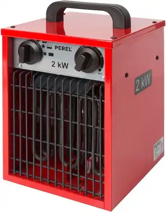 Bol.com Perel Ventilatorkachel voor binnen 3 warmtestanden 2000 W aanbieding