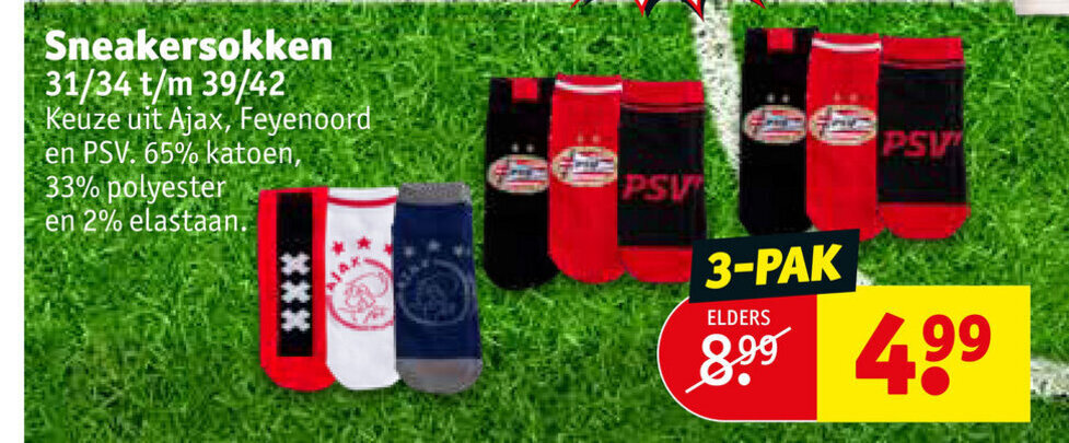 ajax sokken kruidvat