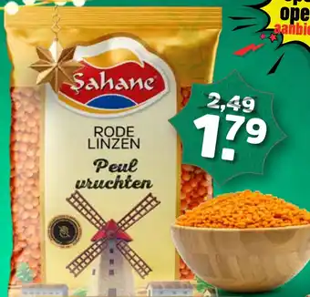 Sahan Supermarkten Sahane Rode Linzen aanbieding