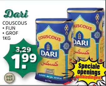 Sahan Supermarkten Dari Couscous aanbieding