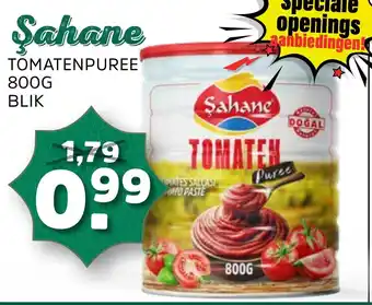 Sahan Supermarkten Şahane Tomatenpuree aanbieding