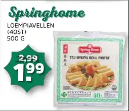 Sahan Supermarkten Springhome Loempiavellen aanbieding