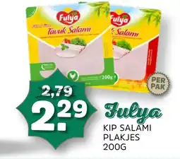 Sahan Supermarkten Fulya Kip Salami Plakjes aanbieding