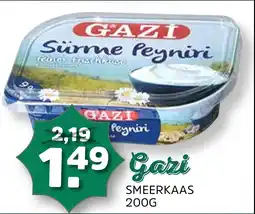 Sahan Supermarkten Gazi Smeerkaas aanbieding