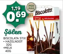 Sahan Supermarkten Şölen Biscolata Stix aanbieding