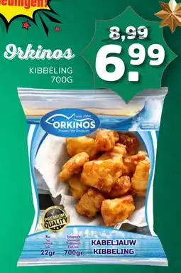 Sahan Supermarkten Orkinos Kibbeling aanbieding