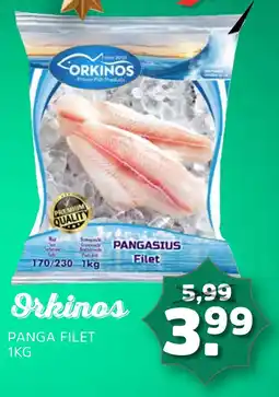 Sahan Supermarkten Orkinos Panga Filet aanbieding