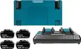 Bol.com Makita Accu Starterset 18V DC18RD 4xBL1860B - 198091-4 aanbieding