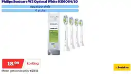 Bol.com Philips Sonicare W2 Optimal White HX6064/10 aanbieding