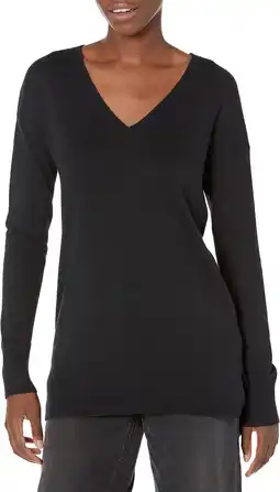 Amazon Amazon Essentials Lightweight V-neck Tunic Sweater dames Trui (1-Pack) aanbieding