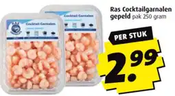 Boni Ras Cocktailgarnalen gepeld pak 250 gram aanbieding