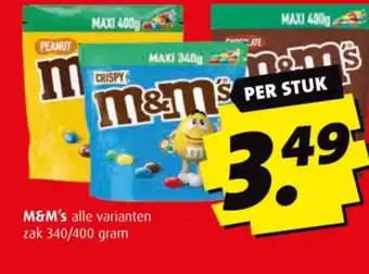 Boni M&M's alle varianten aanbieding