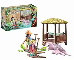 Amazon Playmobil 71143 PROMO Wiltopia - Peddeltocht met de rivierdolfijnen, Multi kleuren,Eén maat aanbieding