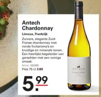 Sligro Antech Chardonnay aanbieding