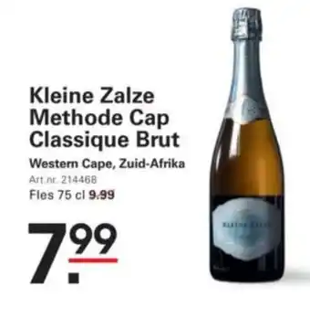 Sligro Kleine zalze methode cap classique brut aanbieding