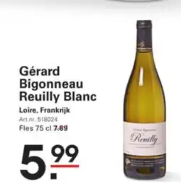 Sligro Gérard bigonneau reuilly blanc aanbieding