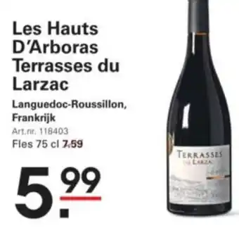 Sligro Les Hauts D'Arboras Terrasses du Larzac aanbieding