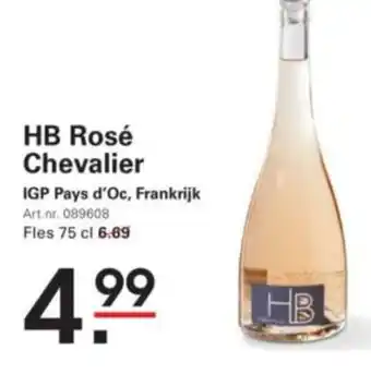 Sligro HB Rosé Chevalier aanbieding