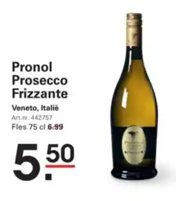 Sligro Pronol Prosecco Frizzante aanbieding