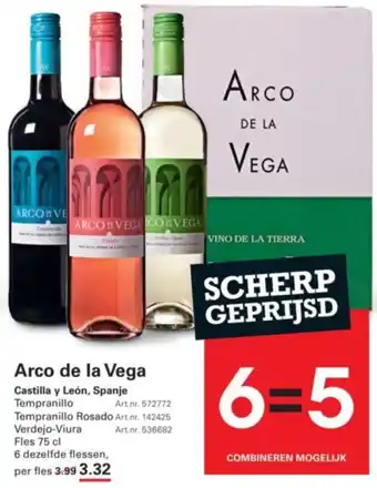 Sligro Arco de la Vega aanbieding