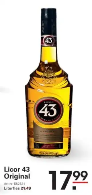 Sligro Licor 43 Original aanbieding