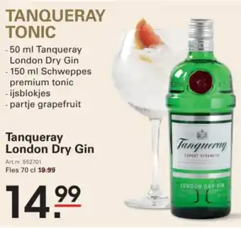 Sligro Tanqueray London Dry Gin aanbieding