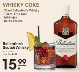 Sligro Ballantine's Scotch Whisky aanbieding