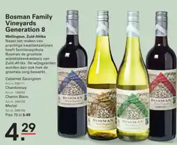 Sligro Bosman Family Vineyards Generation 8 aanbieding