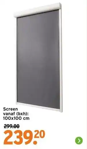 GAMMA Screen vanaf (bxh): 100x100 cm aanbieding