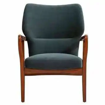 Leen Bakker Fauteuil Kacy - velvet - groen aanbieding