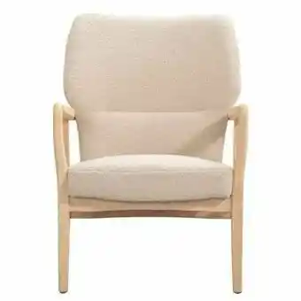 Leen Bakker Fauteuil Mila - stof - wit aanbieding