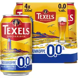 Albert Heijn Texels Skuumkoppe 0.0% 4-pack aanbieding