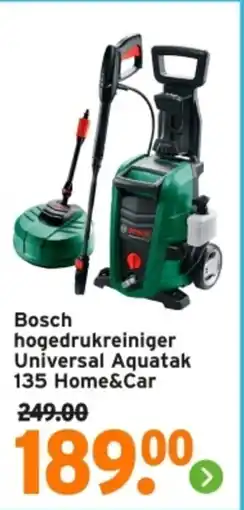 GAMMA Bosch hogedrukreiniger Universal Aquatak 135 Home&Car aanbieding