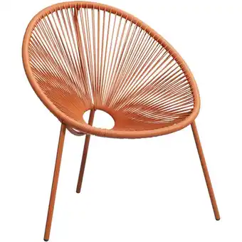 Leen Bakker Loungestoel Formentera - terracotta - Leen Bakker aanbieding