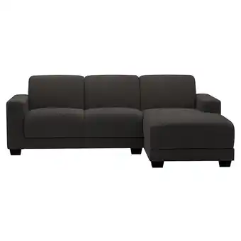 Leen Bakker Bank Aberdeen met chaise longue rechts - Preston - antraciet - Leen Bakker aanbieding