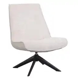 Leen Bakker Fauteuil Nora - crème - Leen Bakker aanbieding